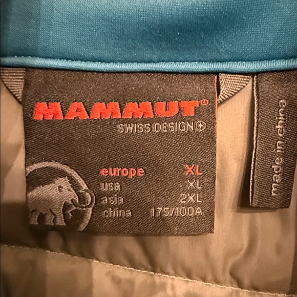 Mammut Light Blue Puffer Jacket - Picture 6 of 7